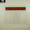 Ambalaj Listesi Zarf 5.5x7 inç Yarım Baskılı Kırmızı